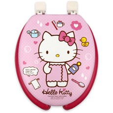 SHABATH Hello Kitty 可愛的馬桶蓋中號 U 型, 混色, 1個