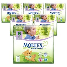 몰텍스 네이처 밴드형 기저귀 아동공용, 6단계, 132매