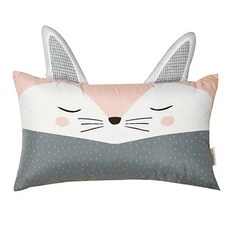 데코원 DTP 마이크로화이바 유아애착베개, 라리 그레이