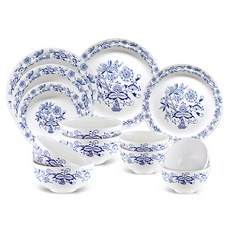 마쯔오카 쯔비벨무스터 오비도스 4인조 홈세트 13p, 1세트, 7종, 코발트블루