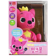 pinkfong 碰碰狐 唱跳有聲碰碰狐玩偶, 295mm, 混色