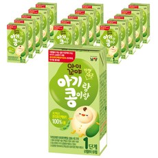 아이꼬야 한뼘 더큰 아기랑콩이랑 두유 1단계 180ml, 16개