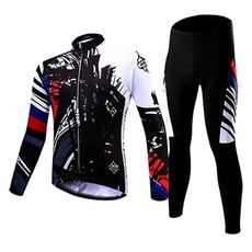 基地營地自行車長袖車衣墊子長褲組 BC-529L