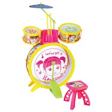 콩순이 신나는 스틱드럼 완구, 혼합 색상, 1개