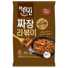 떡볶이의신 짜장 라볶이, 372g, 1개