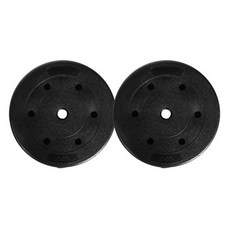 이고진 PE 블랙원판 바벨, 10kg, 2개