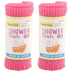 아이센 샤워타올 슈퍼하드 29000-2, 핑크, 1개입, 2개