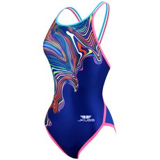 JKUSS 斑馬 C 點純色女式泳裝 JA1WGO0004