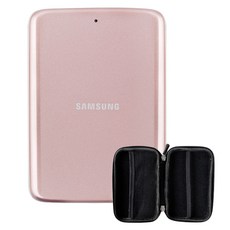 SAMSUNG 三星 外接式硬碟+收納袋, 1024GB, 粉紅金