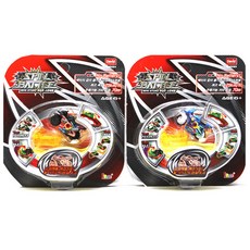 데이비드 토이 스핀고 스핀배틀 액션 완구 바이크 포함 + 휠가이드 + 랜덤 후크, 랜덤 발송, 1개