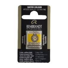 램브란트 고체케잌 물감 S3 208 CadmiumYellowLight, 5ml 208CadmiumYellowLight, 1