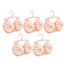 다용도 변형방지 브레지어걸이 속옷걸이, 핑크, 5개