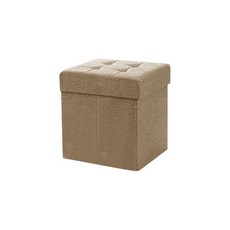 ROTIHOMESYS 生態織物儲物凳, 1份棕色