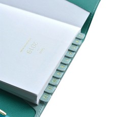 PLEPIC Philsogood 皮革索引貼紙薄荷, 1個