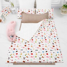 코니아일랜드 어린이집 사계절용 낮잠이불 세트 브라운패드 + 구름솜베개 + 방수가방 일체형, 세인트ZOO