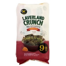 만전김 매운 하바네로 맛김, 4.5g, 9개