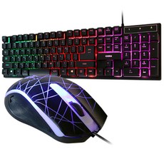 COSY Prism 遊戲鍵盤+鼠標套組, 單品, 黑色的