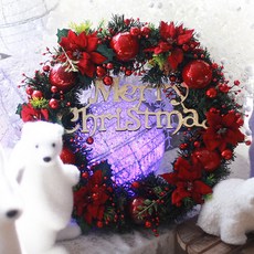 Daew F&G亮片裝飾花環, 紅色的