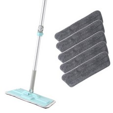 (주)켄컴패니 한국 OEM 브로스 벨크로 청소기 2단 밀대 + 걸레 5p, 1세트