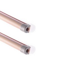 DECLU 케이블데코 라지형 2입 - 연질 전선몰딩, 2-5 라지형 - 베이지색 (연회색 캡)