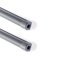 DECLU 케이블데코 라지형 2입 - 연질 전선몰딩, 2-8 라지형 - 진회색 (진회색 캡)