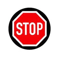 Freestyle 安全反光磁鐵貼紙 23款(FS-2180), 12-STOP, 1個