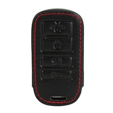 VIABLE 質感車鑰匙皮套, 黑色_VA-L14