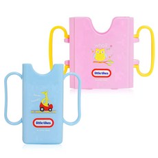 little tikes 牛奶盒杯架 粉紅色 貓頭鷹+飲料杯架 藍色 長頸鹿, 混色, 1組
