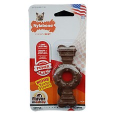 나일라본 듀라츄 뼈중간링모양 맛 메들리 강아지 장난감 7kg 이하, 1개