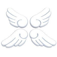 블럭마트 엔젤윙 문콕방지 도어가드, 화이트, 4개