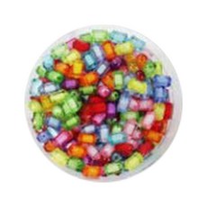 壓克力雙層串珠散裝DIY材料八角柱 500g, 八角柱12