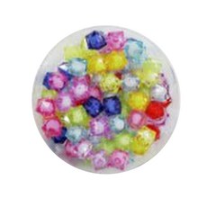 壓克力雙層串珠散裝DIY材料 500g, 24 面 14