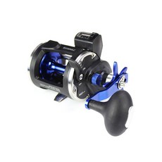 누리지아 카운터 장구통 릴 6볼 베어링, BS500MLC, 블루