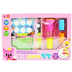 pinkfong 碰碰狐 印章貼紙玩具, 粉色的