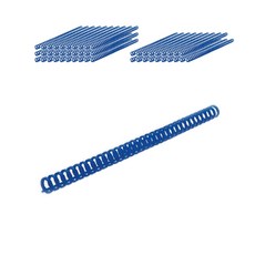 GBC 裝訂點擊環 50p, 藍色, 8mm