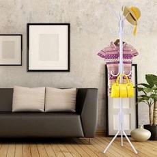 CLMarket Premium 3 層支架衣架, 白色的