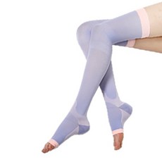 MILIFE 睡眠壓力大腿襪 紫色, 1個