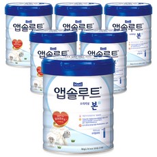 앱솔루트 오리지널 본 분유 1단계, 750g, 6개