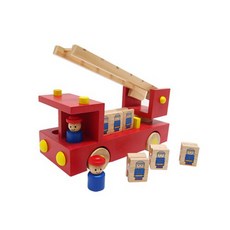 NOVEL LAND ED梯子消防車玩具, 混色