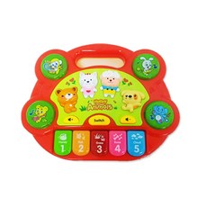 NOVEL LAND 旋律動物鋼琴玩具, 隨機發貨