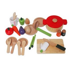 NOVEL LAND 磁性蔬果廚房遊戲玩具組, 混色