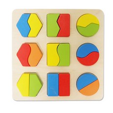 NOVEL LAND 綠色玩具畫板拼圖波, 1套, 18件