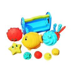 NOVEL LAND 玩沙包套組（金魚模具）, 混色