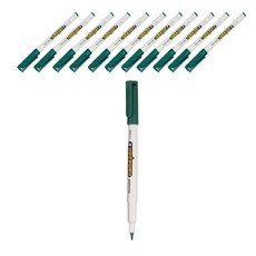 MONAMI 慕那美 油性馬克筆, 綠色, 12支