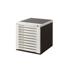 우드맥스 플러스 서류함 301 x 368 x 338 mm WDP710, 월넛, 10단