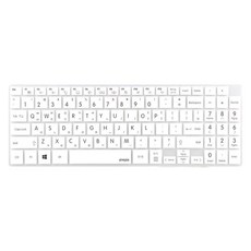 카라스 파인피아 LG 노트북 키보드 스킨 15Z960 15ZD960, 화이트, 1개