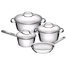 트라몬티나 알레그라 쿡웨어 세트 4p 65650326 인덕션 IH, 캐서롤 24cm + 딥 캐서롤 20cm + 프라이팬 20cm + 소스팬 16cm