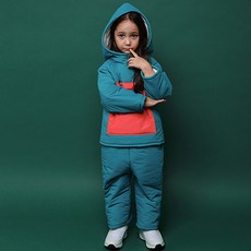 고잉키즈 아동용 후디패딩 긴팔 상하의 세트