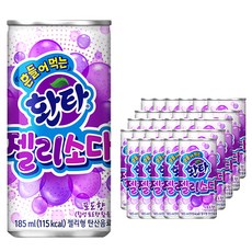 환타 젤리소다 포도 캔, 185ml, 30개