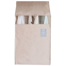 House Plan Unique 多合一衣架防塵套 米色, 1入, 1個